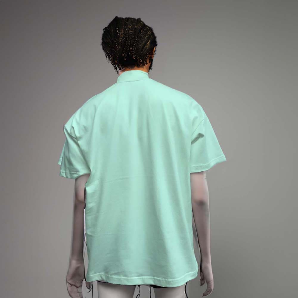 LE PUR BULLION Turquoise Cotton T-Shirt